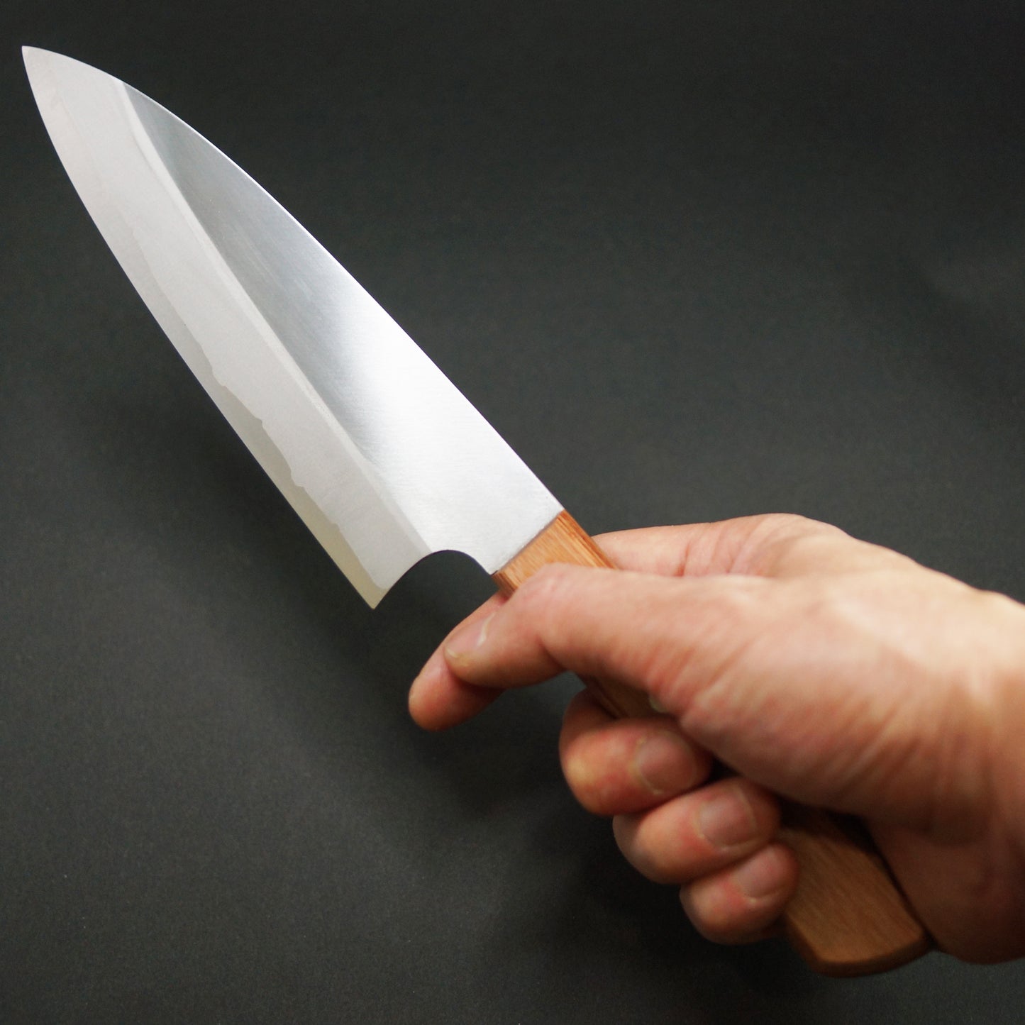 Santoku multi-purpose kitchen knife, 160mm SK5 stainless steel, Sakai Hako Hachi skc-103