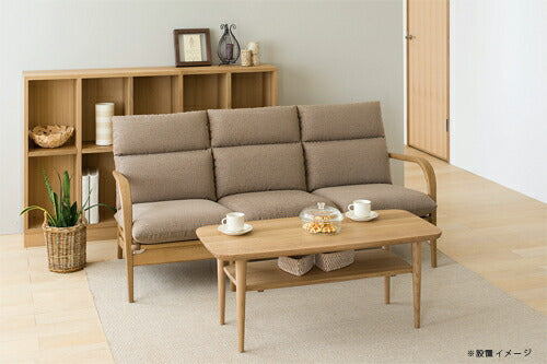 【正規品】飛騨産業L-chairチェアリビングチェアローチェアソファカバーリング国産ビーチブナナラホワイトオークウォールナット無垢材アームレス肘無しSD16OB/ON/OU