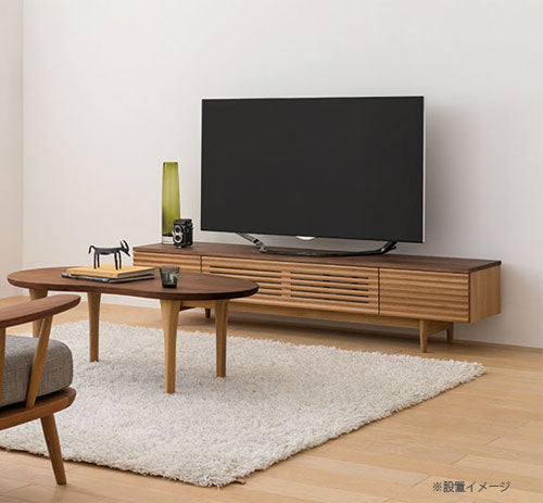 AVキャビネットテレビボード無垢材脚付160cm180cm200cmSD493SD494SD495NBUUN飛騨産業standardcollectionスタンダードコレクション