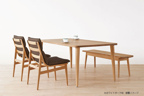 飛騨産業standardcollectionスタンダードコレクションベンチダイニングベンチ国産板座ビーチブナナラホワイトオークウォールナットツートン無垢材SD661BSD661NSD661USD661JSD662SD663SD664