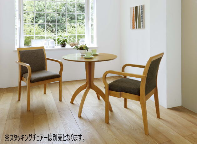 レストテーブル（752CN・752DO)・お家にカフェ空間を作るレストテーブル。ナチュラルとダークの2色「REST(レスト）」シリーズ【送料無料】