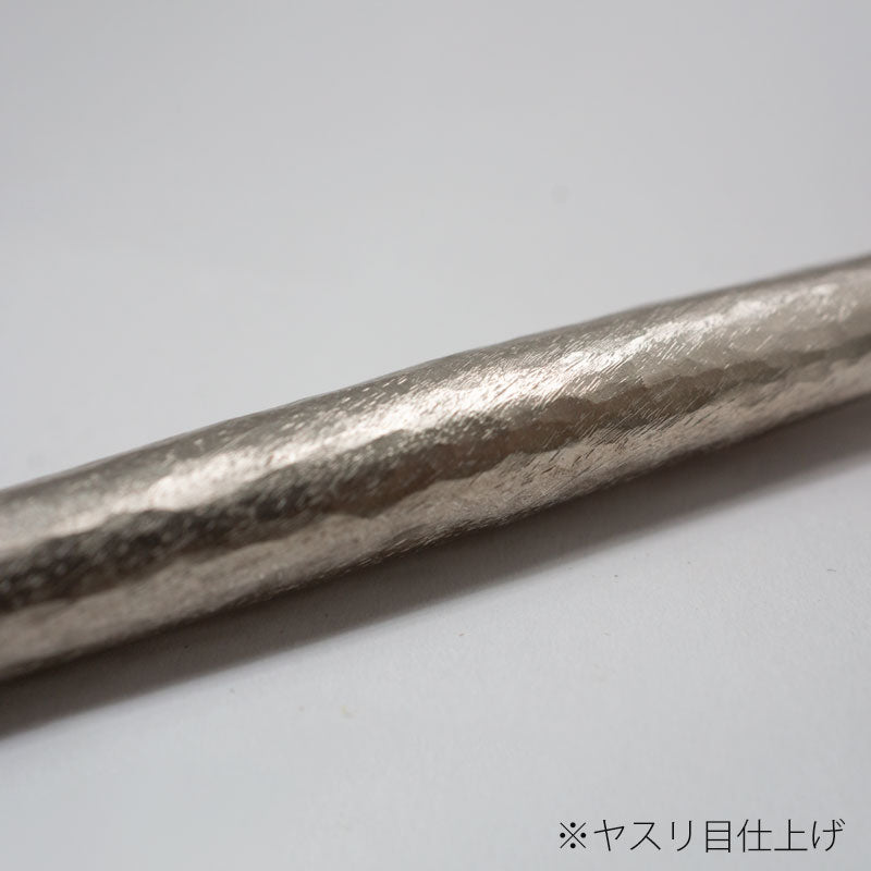 純銀槌目延べ煙管きせるキセル木目金の意匠喫煙パイプ日本製