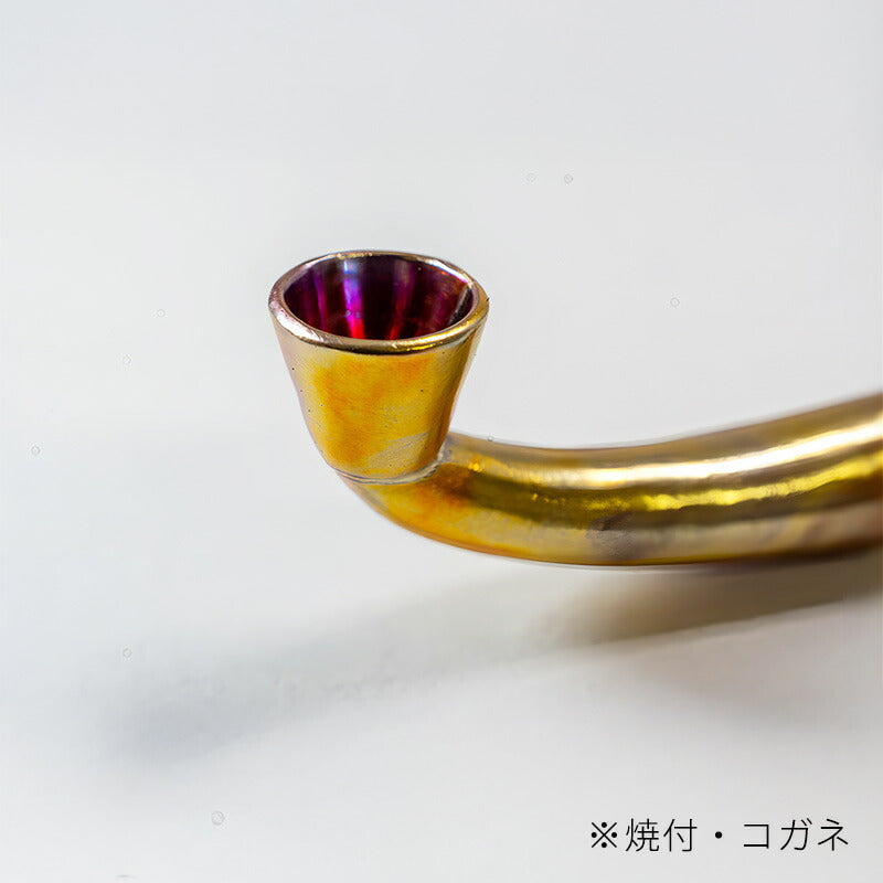 銅ねじり煙管逆手綱きせるキセル喫煙パイプ日本製