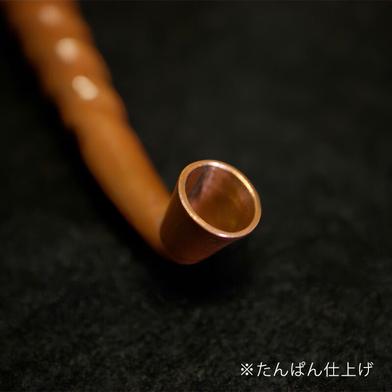銅ねじり煙管逆手綱きせるキセル喫煙パイプ日本製