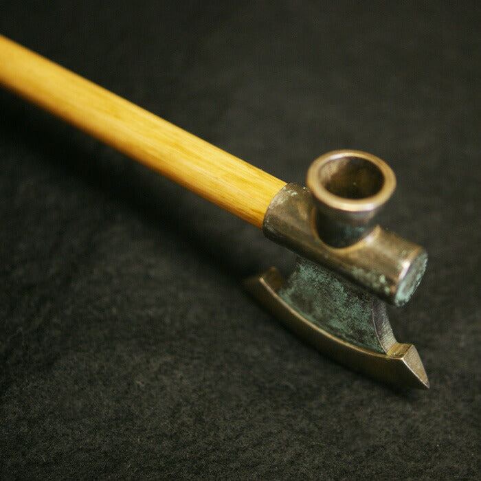 (送料無料)(代引できません)手斧型羅宇煙管（きせる）キセル(日本の伝統的な喫煙パイプ、喫煙グッズ)