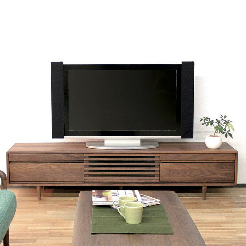 TVボードAVキャビネットテレビ台幅125cm150cm180cm200cmタモウォールナット無垢材久和屋スイート