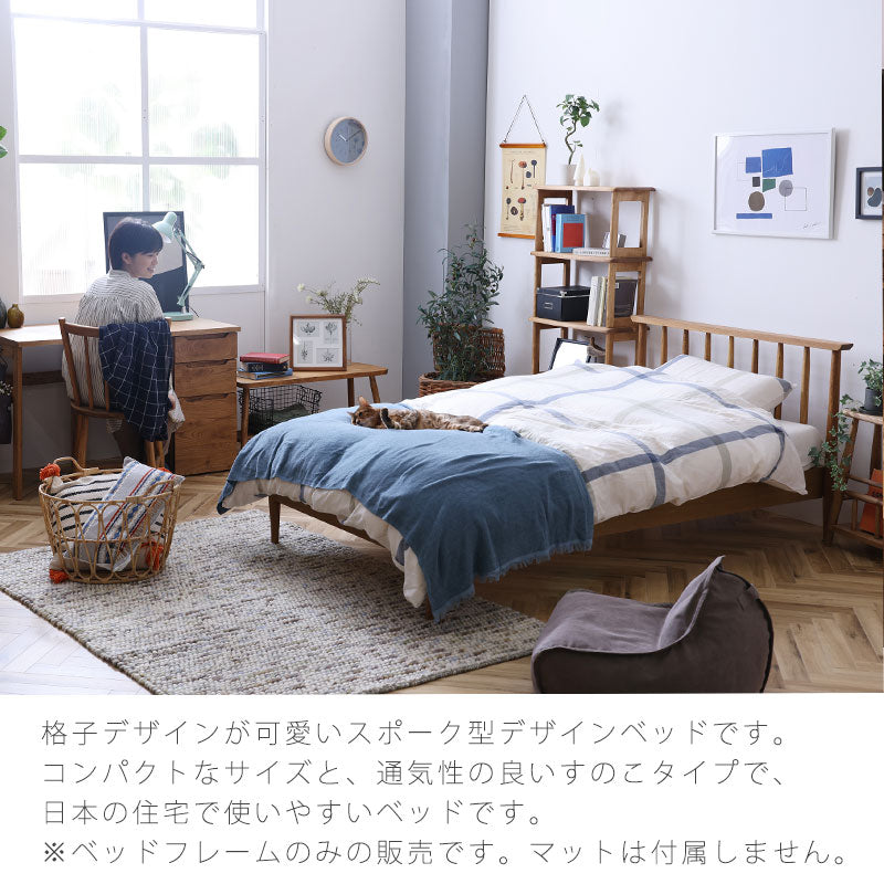 寝室家具ベッドルーム家具ベッドベッドフレームシングルサイズバーチ材ナチュラルtrambedトロリベッドandgアンジーnoraノラ