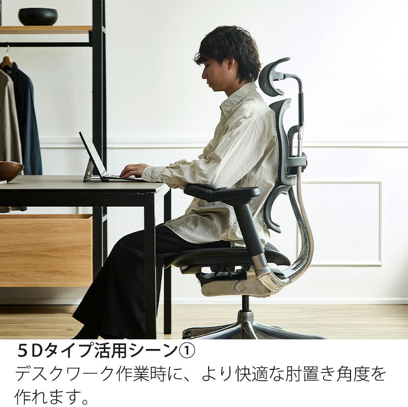 (正規品)【2025年新型モデル】エルゴヒューマン プロ2 ergohuman pro2 ビジネスチェア オフィスチェア 4Dアームレスト 5Dアームレスト キャスター オットマン有