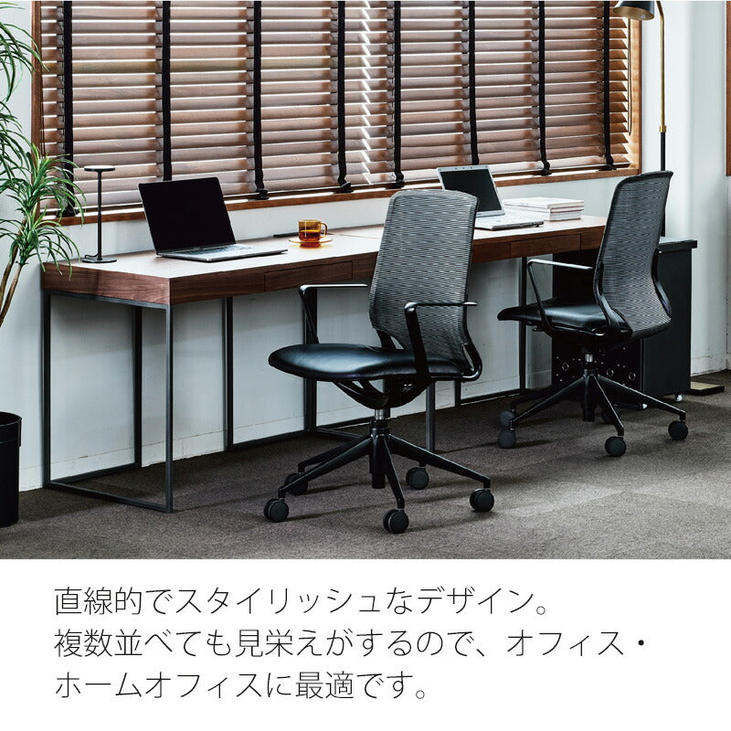(正規品)デスク引出し付き/なしオフィスデスクパソコン机書斎シンプルスタイリッシュナチュラルブラウン幅120cmオークウォルナットDOCKドックNICEナイス
