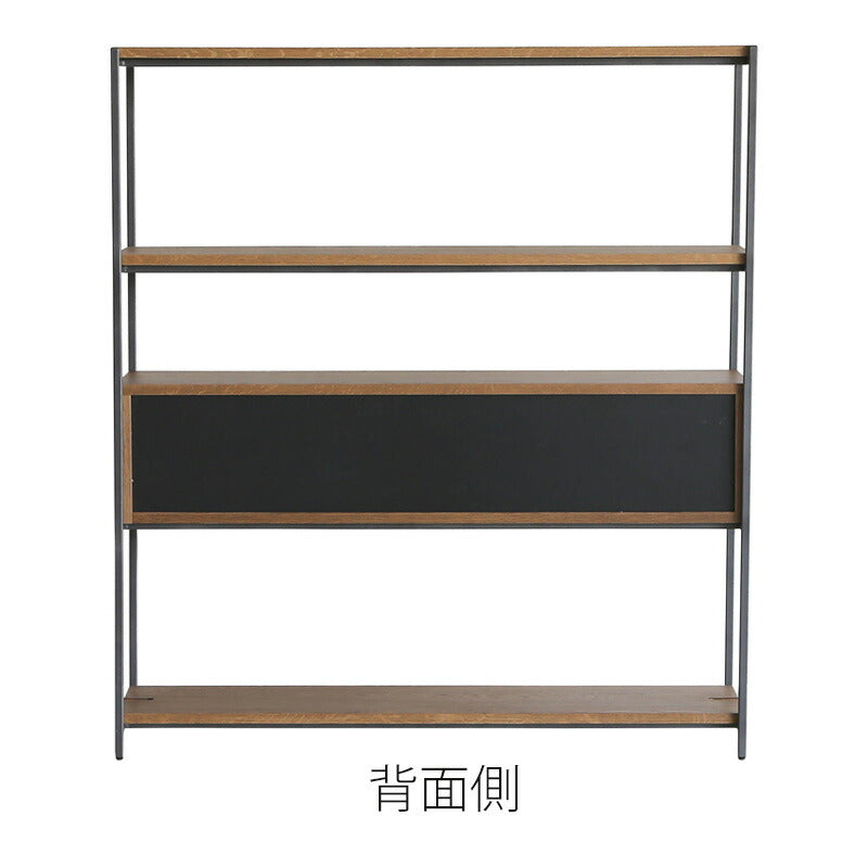 (正規品)シェルフリビング収納飾り棚本棚シンプルスタイリッシュナチュラルブラウン幅120cmオークウォールナットDOCKshelfドックシェルフNICEナイス