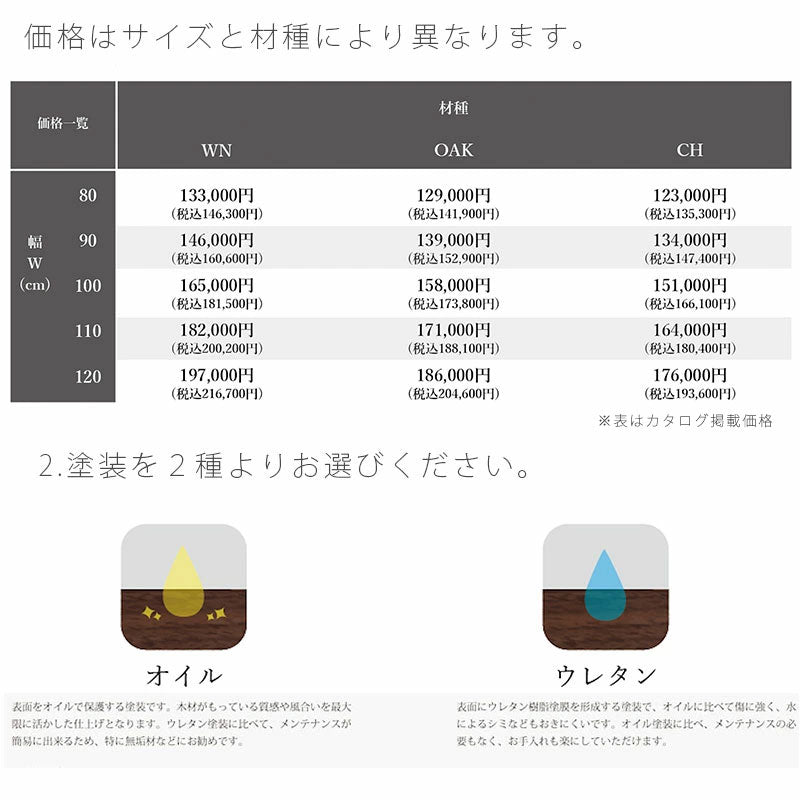 (正規品)(開梱・設置無料)円形ダイニングテーブル 円卓 オーダーテーブル チェリー オーク ウォールナット おしゃれ MARUTO マルト  NIPPONAIRE ニッポネア 日本製