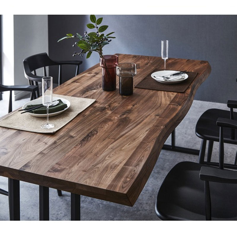 ダイニングテーブルスチール脚ダイニング用家具150cm180cmウォールナットホワイトオークRESTERdiningtableレスターダイニングテーブルNIPPONAIREニッポネア日本製
