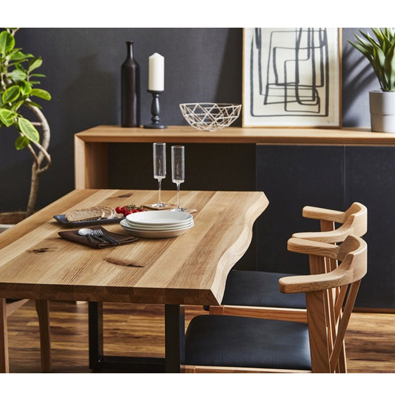 ダイニングテーブルスチール脚ダイニング用家具150cm180cmウォールナットホワイトオークRESTERdiningtableレスターダイニングテーブルNIPPONAIREニッポネア日本製