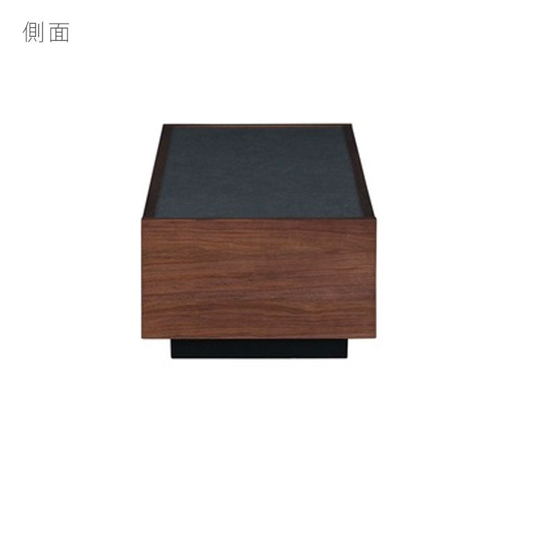 センターテーブルリビング用家具コーヒーテーブル机ちゃぶ台座卓長方形収納家具リビング収納引出し付きブラウンカフェ風おしゃれメラミン122cmTIKAcentertableティカセンターテーブルNIPPONAIREニッポネア日本製