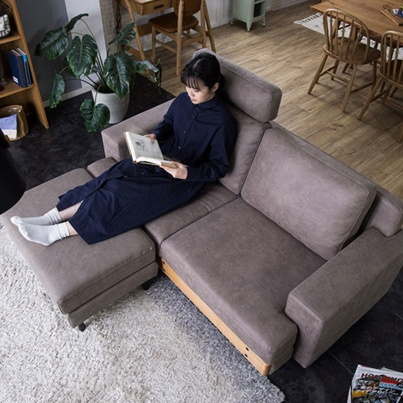 (正規品)ヘッドレスト単体ソファカウチソファ1掛けソファ幅広ゆったりオットマンゆったり北欧シンプルアイボリーグレーBASQUEheadrestバスクnoraノラ