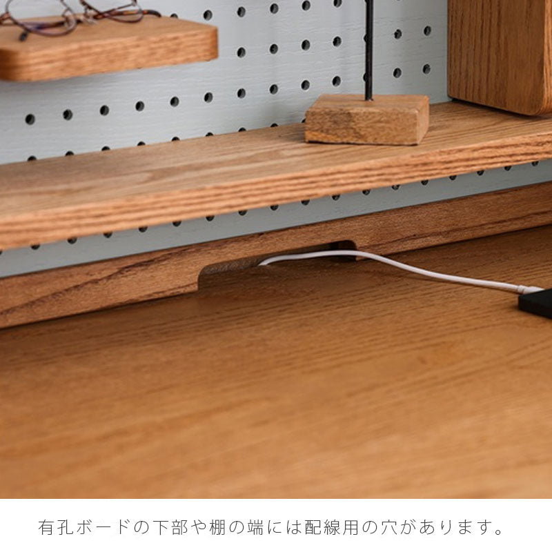 (正規品)デスク上置きブックスタンド本棚勉強机パソコン机有孔ボードナチュラルグレーデスク幅60cm/幅100cmBLAMEbookstandブレームnoraノラ