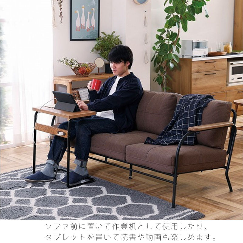 (正規品)サイドテーブルソファサイドテーブルナイトテーブルベッドサイドリビング寝室コンセント付poundsidetableパウンドandgアンジーnoraノラ