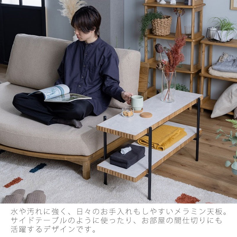(2601nr新規)オープンラックシェルフ棚本棚間仕切り木製北欧メラミンアイアン脚幅99cmブラックホワイトTARTYopenrackタルティーノラnora