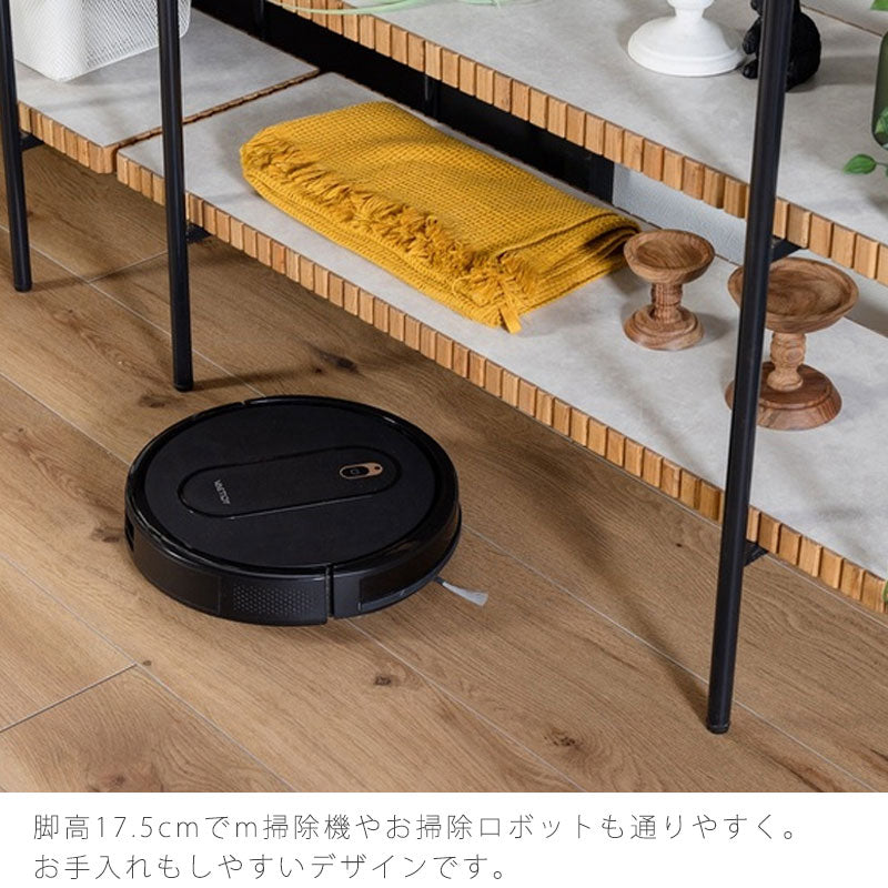 (2601nr新規)オープンラックシェルフ棚本棚間仕切り木製北欧メラミンアイアン脚幅99cmブラックホワイトTARTYopenrackタルティーノラnora