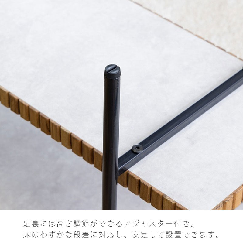 (2601nr新規)オープンラックシェルフ棚本棚間仕切り木製北欧メラミンアイアン脚幅99cmブラックホワイトTARTYopenrackタルティーノラnora