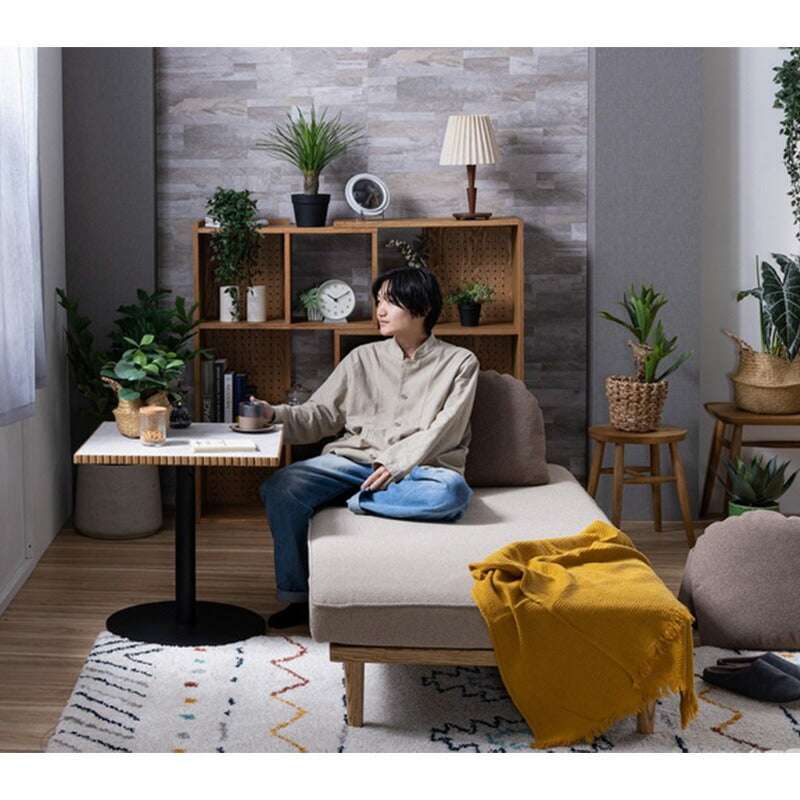 (正規品)ダイニングテーブルカフェテーブルテーブル丸型正方形無垢アイアン脚幅60cmナチュラルメラミン石目調おしゃれタルトTARTYタルティーnoraノラ