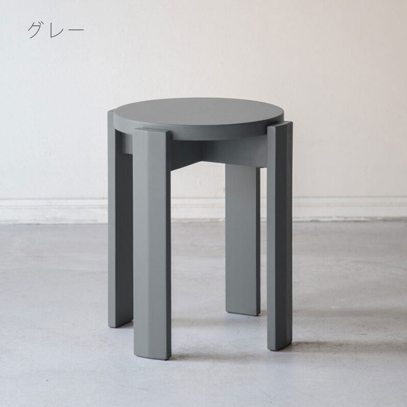 (正規品)スツールスタッキングスツール椅子おしゃれ無垢材オークラバーウッド板座スタッキング可能CAROTTEカロットキャロットNWLHノーウェアライクホーム