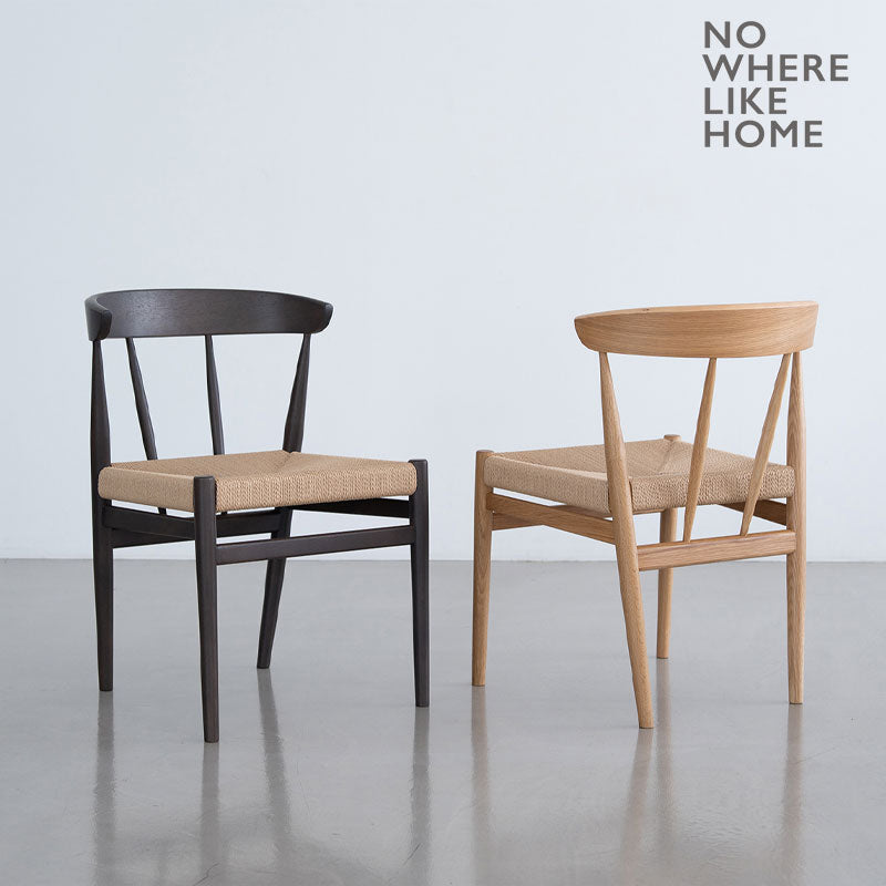 (正規品)ダイニングチェアチェア椅子ハーフアームチェアおしゃれオークペーパーコード北欧diningchairFAWNファウンNWLHノーウェアライクホーム