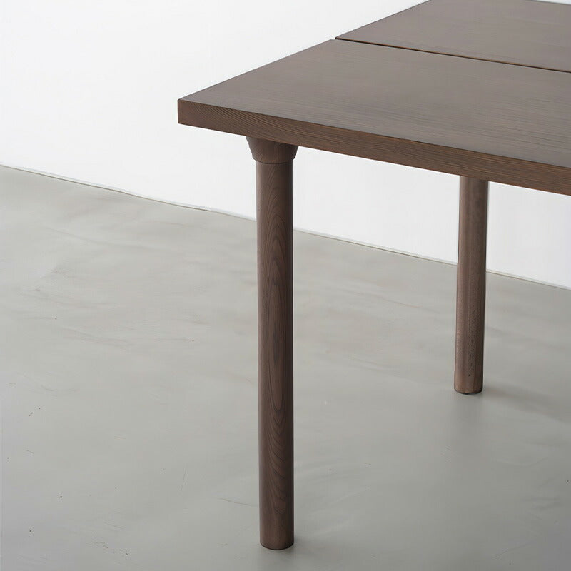 (正規品)ダイニングテーブルテーブル木脚スチール脚スリット長方形幅150cm/180cmオーク材ナチュラルブラウンFEAMフィームdiningtableNOWHERELIKEHOME