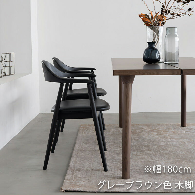 (正規品)ダイニングテーブルテーブル木脚スチール脚スリット長方形幅150cm/180cmオーク材ナチュラルブラウンFEAMフィームdiningtableNOWHERELIKEHOME