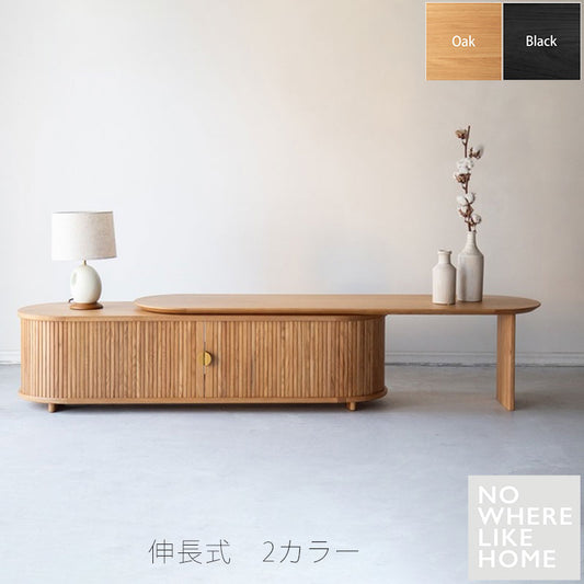 (正規品)テレビボードリビングボードAVボードローボードリビング収納TV台伸長式おしゃれ無垢材オークLINDAリンダNOWHERELIKEHOMEノーウェアライクホーム