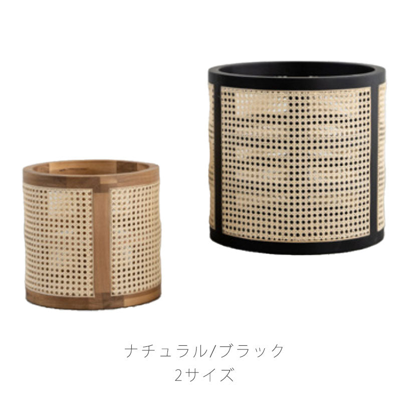 バスケット収納カゴプランターカバーオークラタンMANAUマナウNWLHノーウェアライクホーム