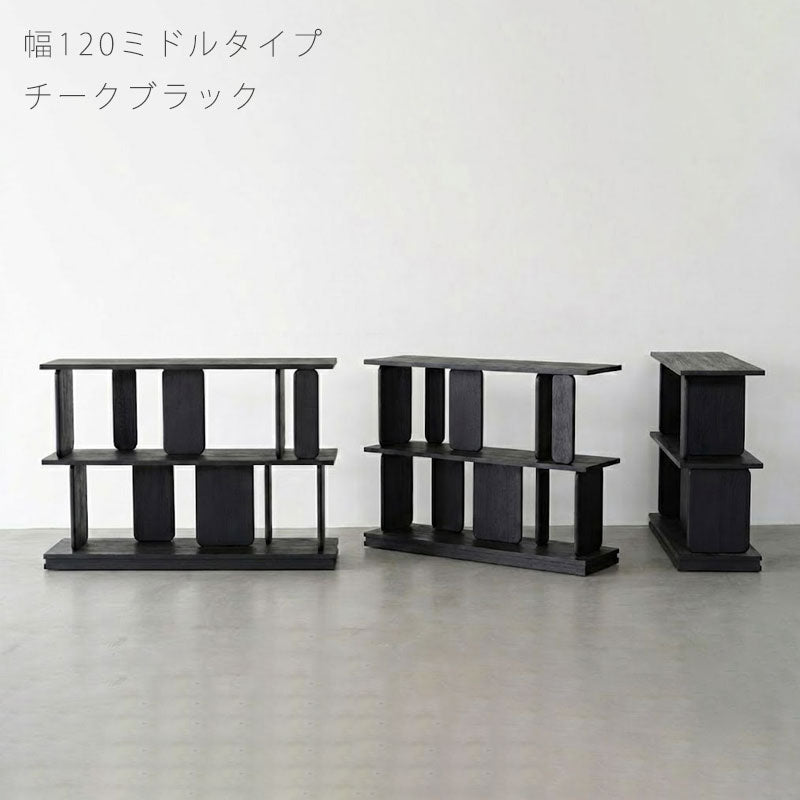 (正規品)オープンシェルフシェルフ収納棚飾り棚壁面収納ディスプレイ間仕切りチークShelfMIROUミロウNWLHノーウェアライクホーム