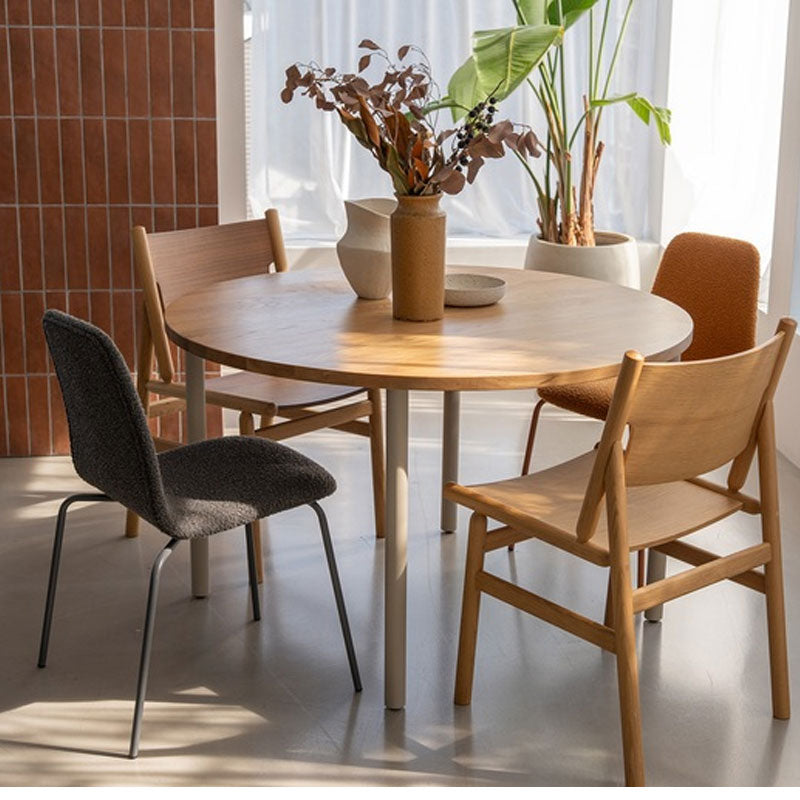 (正規品)ダイニングチェアチェア椅子おしゃれスチールファブリック北欧diningchairMORNOモルノNWLHノーウェアライクホーム