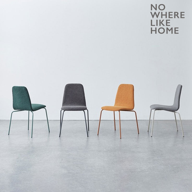 (正規品)ダイニングチェアチェア椅子おしゃれスチールファブリック北欧diningchairMORNOモルノNWLHノーウェアライクホーム
