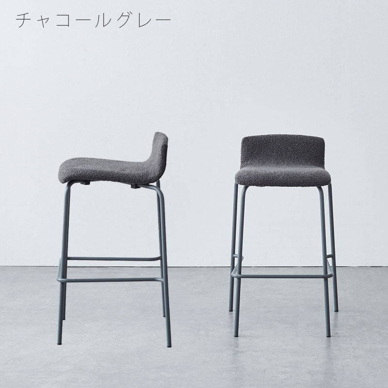 (正規品)カウンターチェアハイチェアスタッキングスチールファブリック北欧おしゃれMORNOcounterchairモルノNWLHノーウェアライクホーム