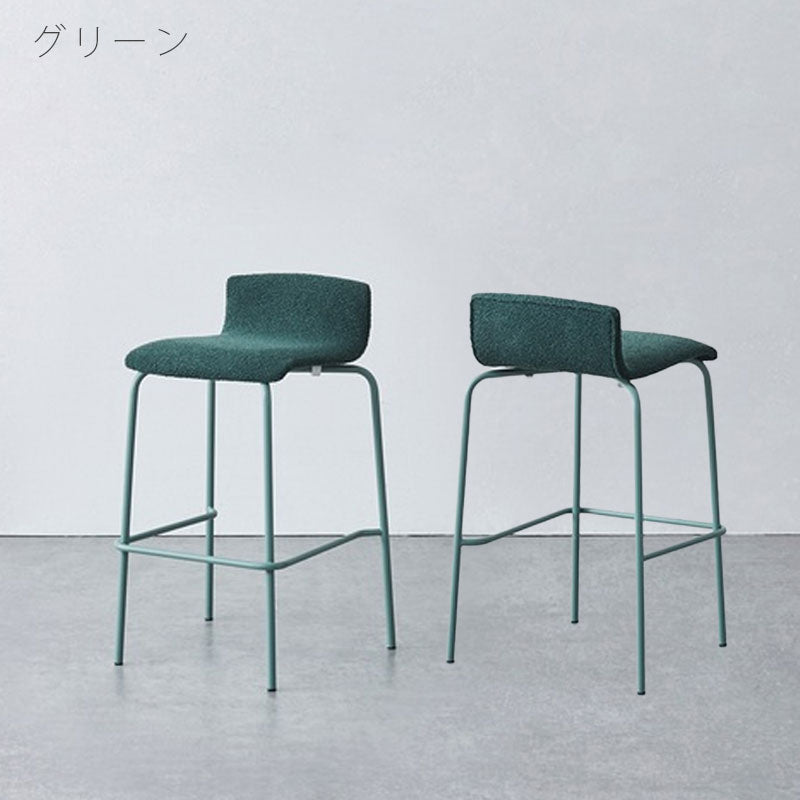 (正規品)カウンターチェアハイチェアスタッキングスチールファブリック北欧おしゃれMORNOcounterchairモルノNWLHノーウェアライクホーム