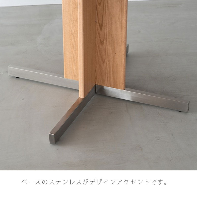 (正規品)ダイニングテーブル食卓円形丸型ラウンドテーブルナチュラル北欧オークステンレスOAROオアロNOWHERELIKEHOMEノーウェアライクホーム