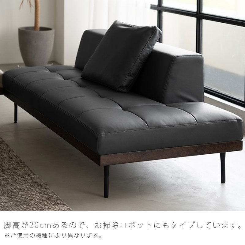ソファ2.5Pデイベッド右背左背ブラックグレーレザーテックスファブリック北欧siglsシグルスsofaNOWHERELIKEHOMEノーウェアライクホーム