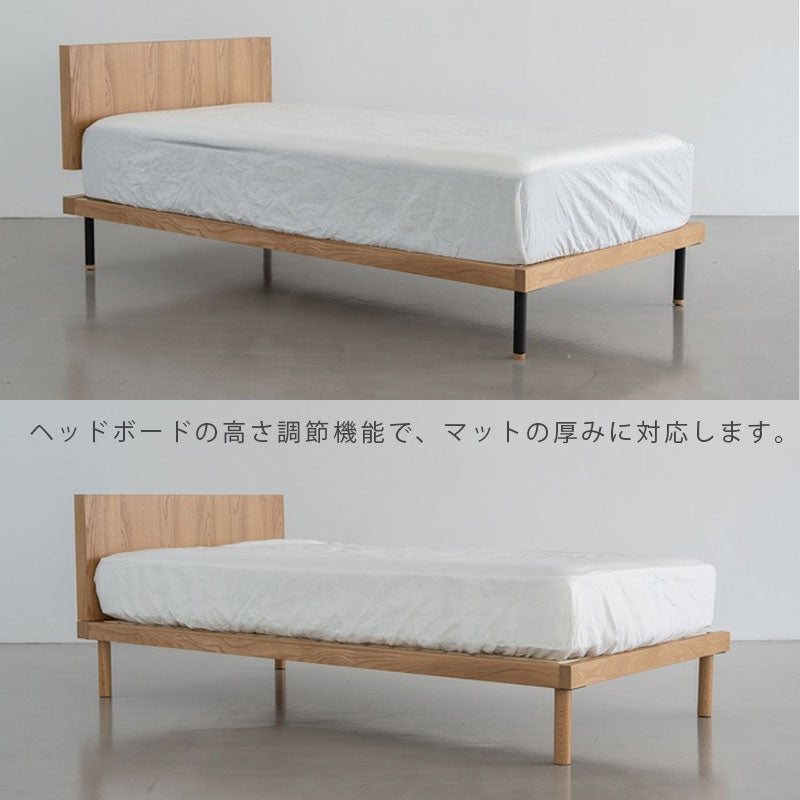 (正規品)ベッドフレームスノコベッドオークウォールナットシングルセミダブルダブルUNIKVERTICALユニックバーチカルNWLHノーウェアライクホーム