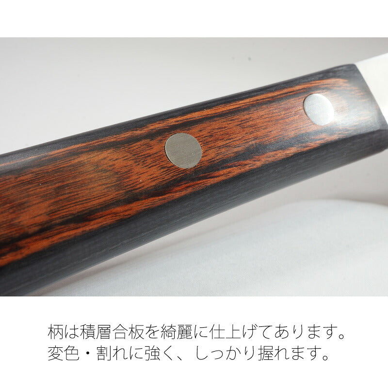 「堺兼近作」170mmステンレス三徳包丁(V金10号)伝統の堺包丁・VG10刃渡り17cm堺刃物の熟練研ぎ職人による日本製の文化包丁