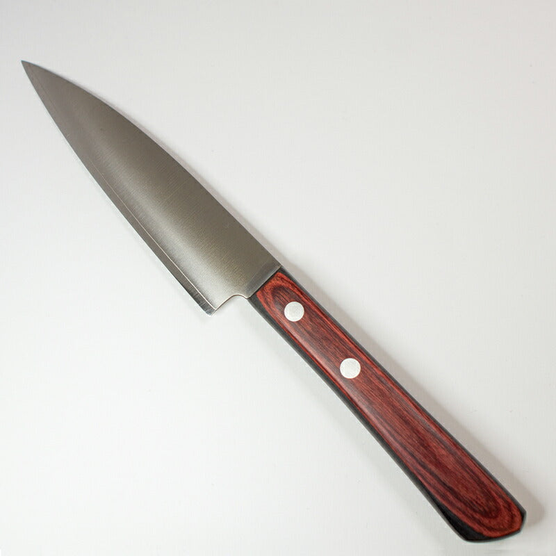 (送料無料)(2本以上購入で名入れ無料)「堺兼近作」130mmステンレスペティナイフ(V金10号)伝統の堺包丁・VG10刃渡り13cm堺刃物の伝統工芸師による日本製の小型ナイフ