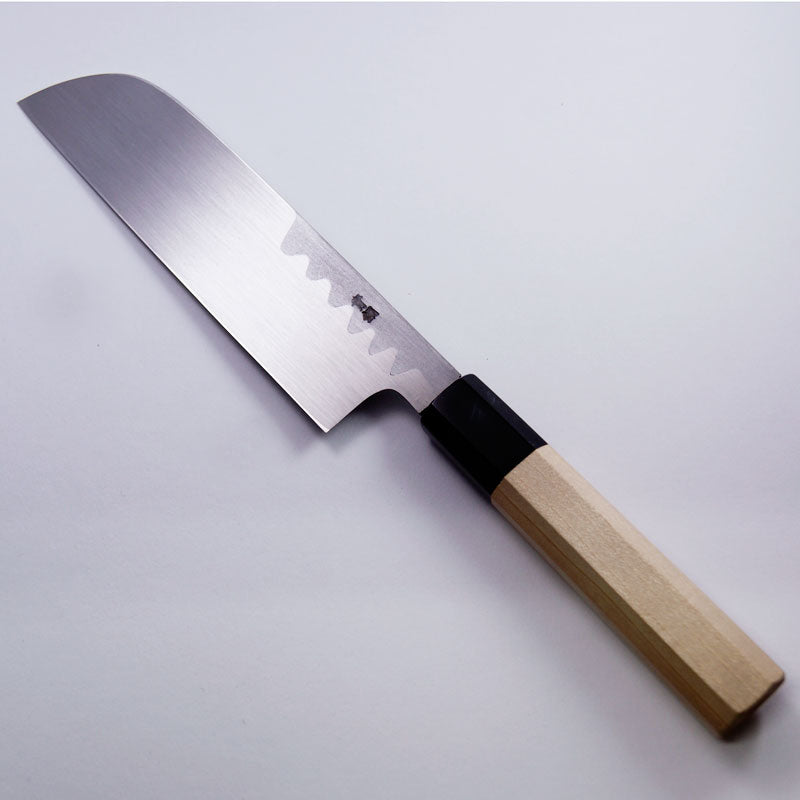 堺兼近作薄刃包丁カマ形青銅6寸刃渡り16.5cm