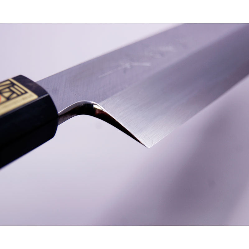 堺兼近作薄刃包丁カマ形青銅6寸刃渡り16.5cm