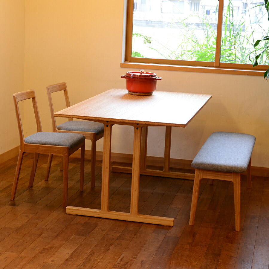 【正規品】TEORIテオリWINGウィングダイニングテーブル食卓竹集成材長方形幅150/180cmH70cmT-ET15/18