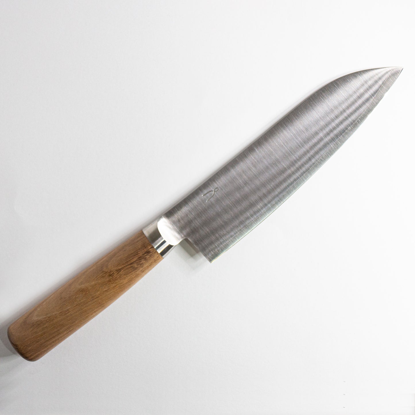 Nakiri cuchillo para verduras 165mm piel negra papel blanco 2 Sakai Japón