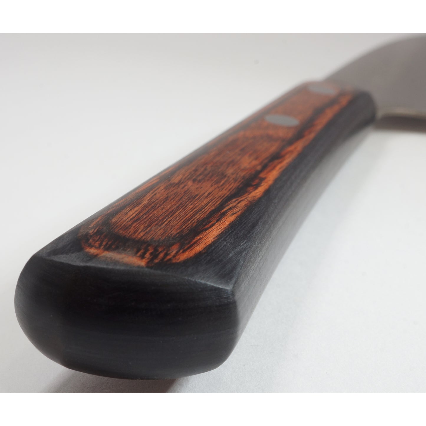 Nakiri cuchillo para verduras 165mm piel negra papel blanco 2 Sakai Japón