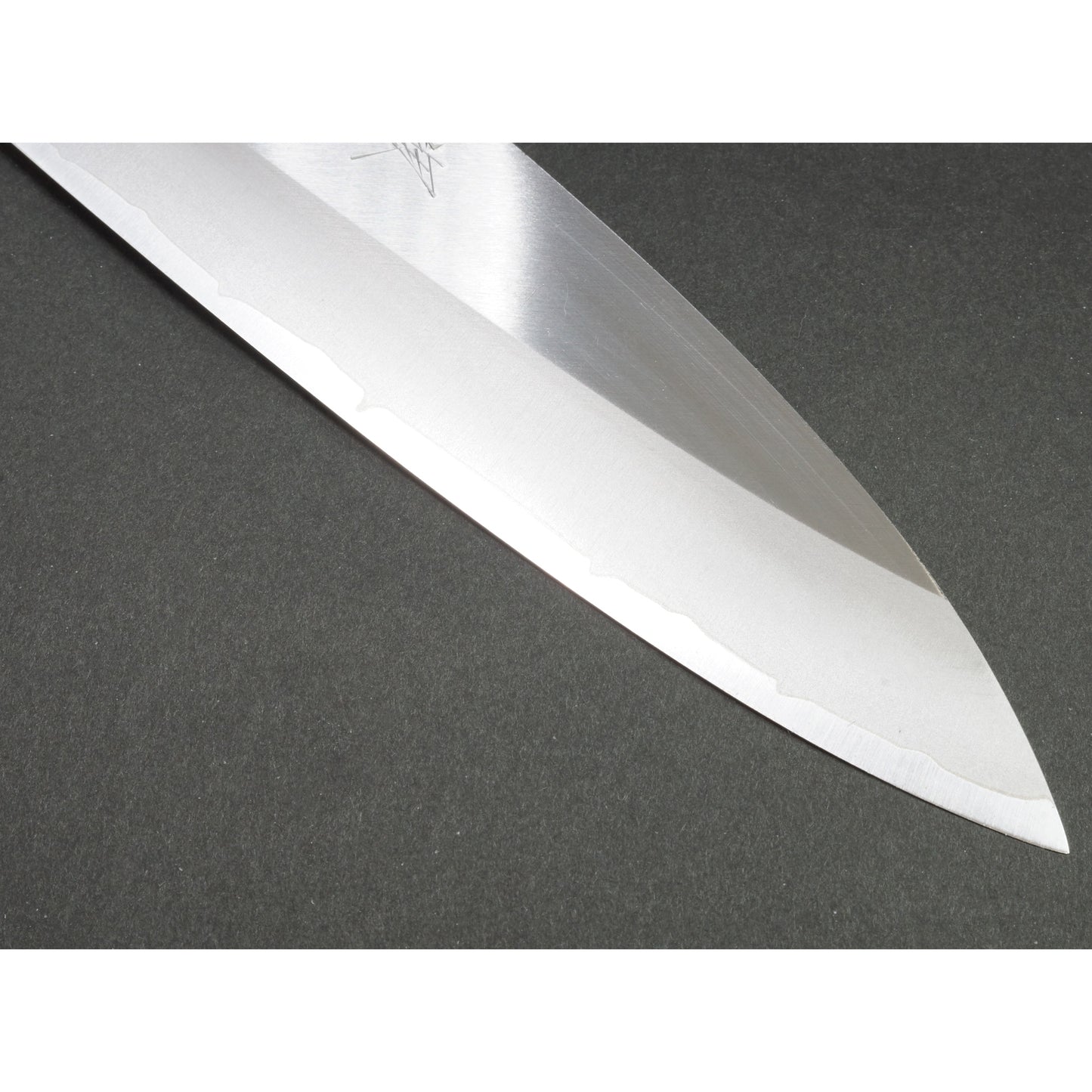 Nakiri cuchillo para verduras 165mm piel negra papel blanco 2 Sakai Japón